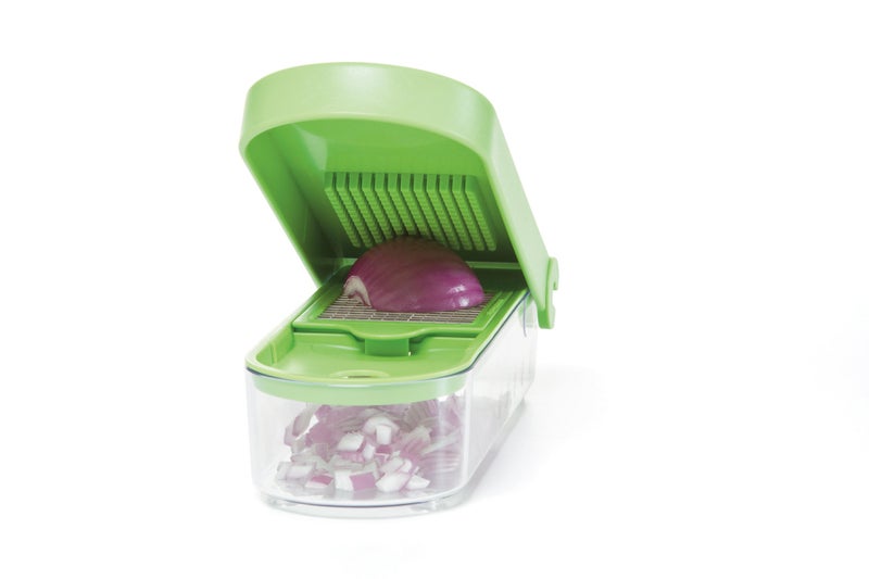 PrepWorks 3-Blade Dice & Slice Chopper â€“ Multi-Function Vegetable and Fruit Cutter, Easy to Use, Stainless Steel Blades, BPA-Free - Image 5